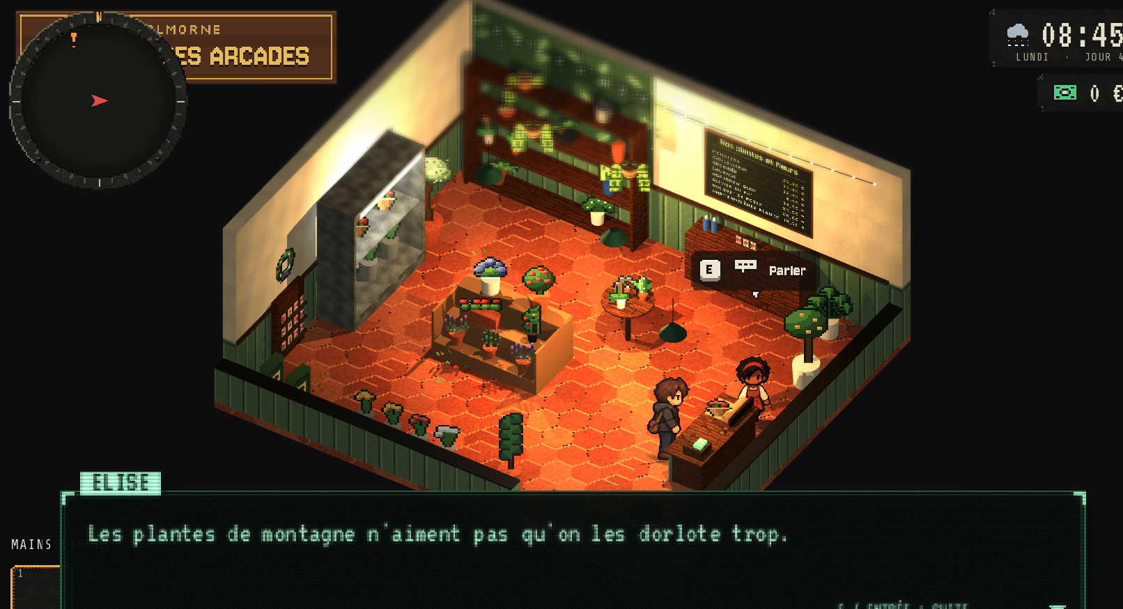 Chez la fleuriste · Élise